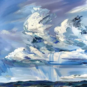 King Galleries expressionistic western sky landscape