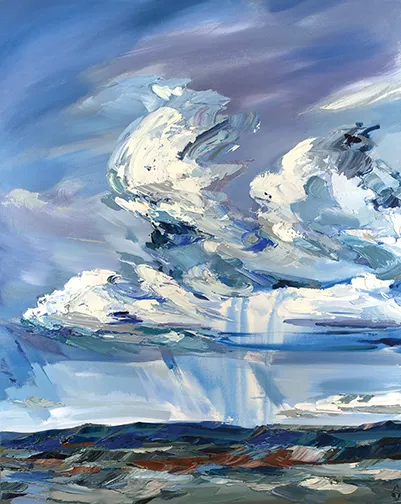 King Galleries expressionistic western sky landscape